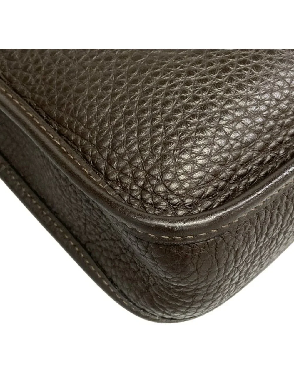 Hermes Shoulder Bag Vespa TPM Cafe Silver